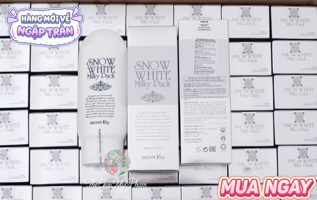 Ủ trắng Snow White Milky Pack