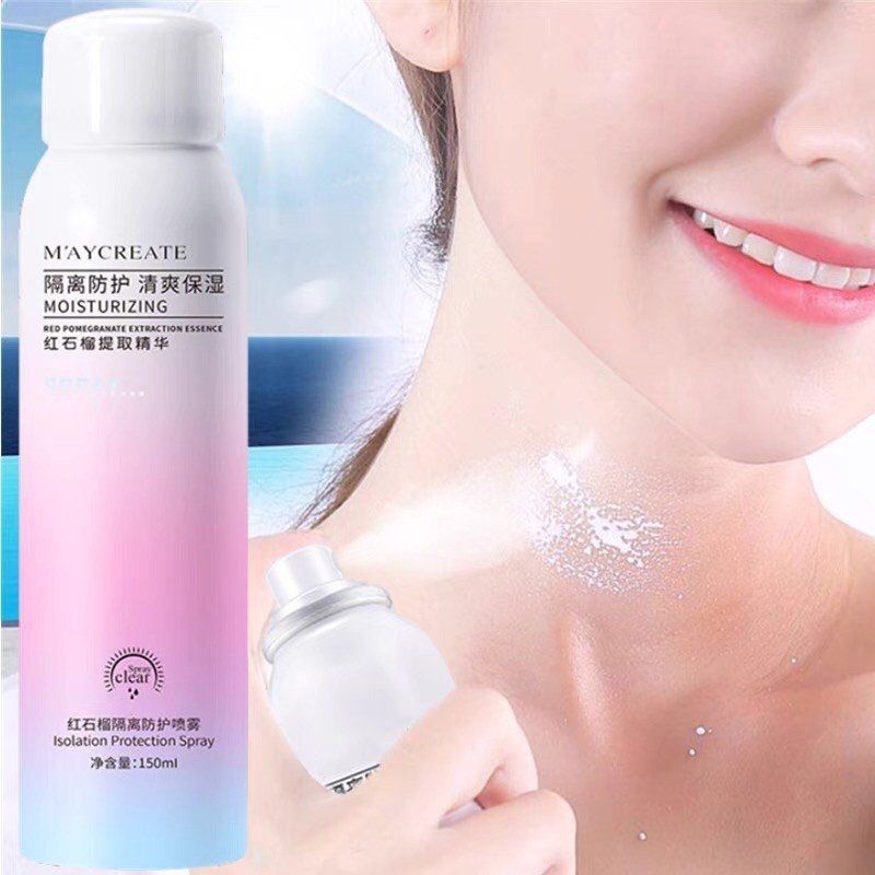 Xịt Chống Nắng Trắng Da Maycreate 150ml SPF35