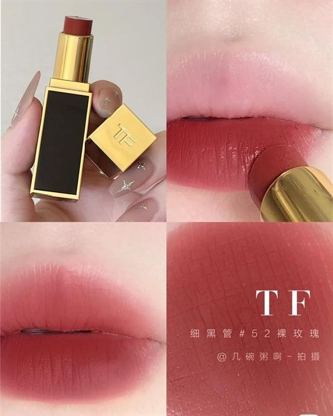 TomFord - Son Tom Ford Satin Matte Lip Color #52 Naked Rose (Ko tđ)