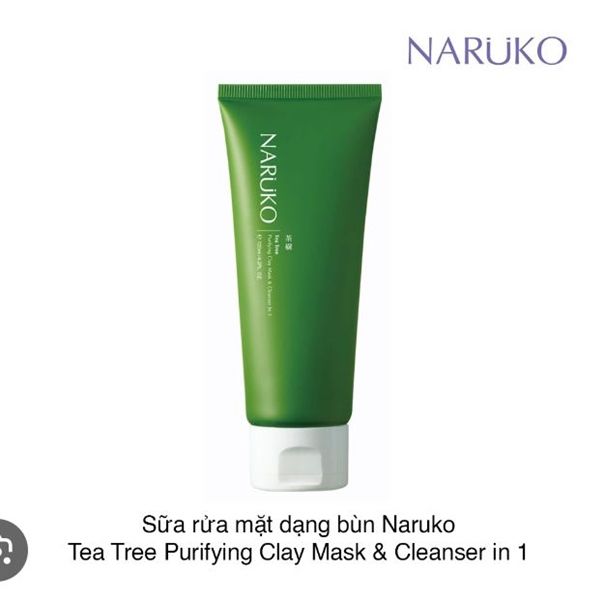 SRM Naruko Tea Tree Clay Mask & Cleanser (120g)