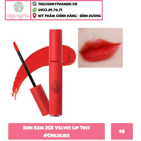 [KTD] Son 3CE Velvet Lip Tint #ChildLike