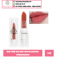 3CE - Soft Matte Lipstick #Murmuring