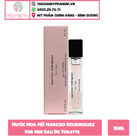 Narciso Rodriguez For Her EDT 10ml (Vỏ hồng)