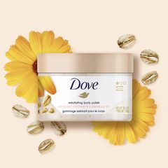 Kem Tẩy Da Chết Body DOVE 298g #Lúa Mạch&Dầu Hoa Cúc