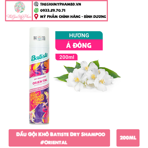 Dầu Gội Khô Batiste 200ml #Oriental