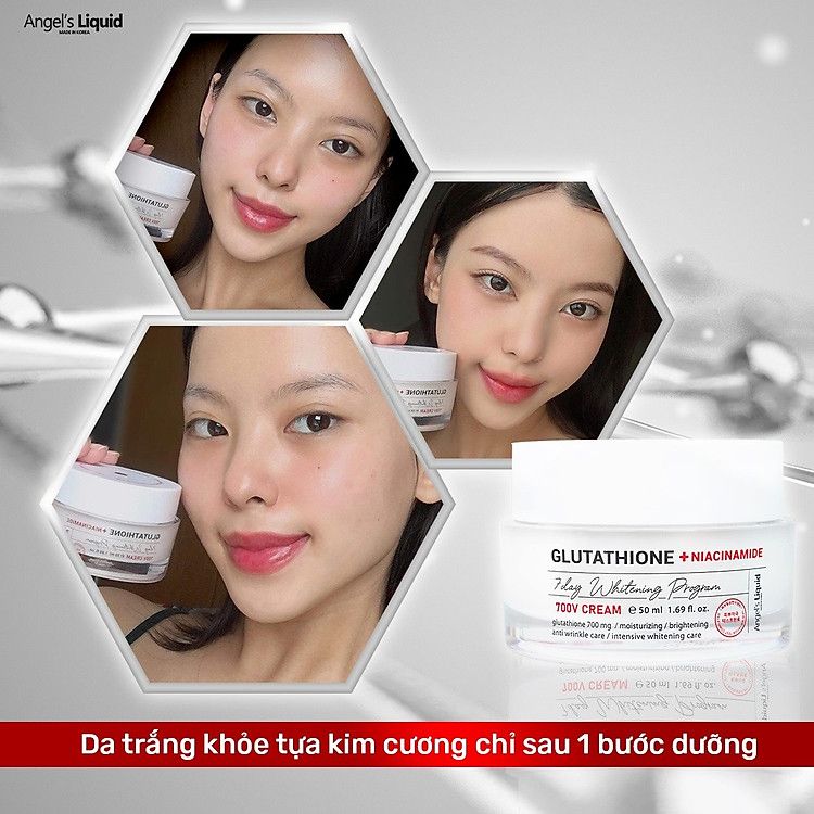 Angle's Liquid - Glutathione Niacinamine 700V Cream 50ml