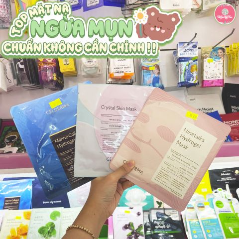 Nạ thạch Celderma Crystal Skin Mask (Hồng-Vỏ Bóng)