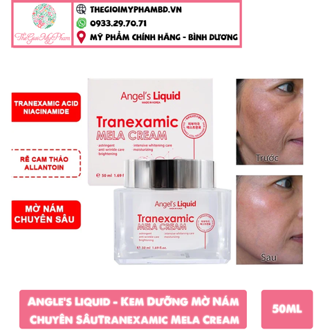 Angle's Liquid - Kem Dưỡng Mờ Nám Chuyên SâuTranexamic Mela Cream 50ml