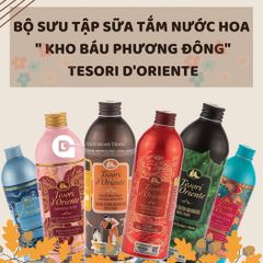 Sữa Tắm Hương Nước Hoa Tesori D’Oriente 500ml #HAMMAM (Tinh Dầu Argan)