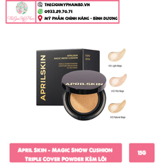 April Skin - Magic Snow Cushion Triple Cover Powder #23 (Kèm Lõi)