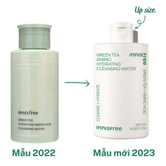 Nước Tẩy Trang Dưỡng Ẩm Innisfree Green Tea Amino Hydrating Cleansing Water 320ml