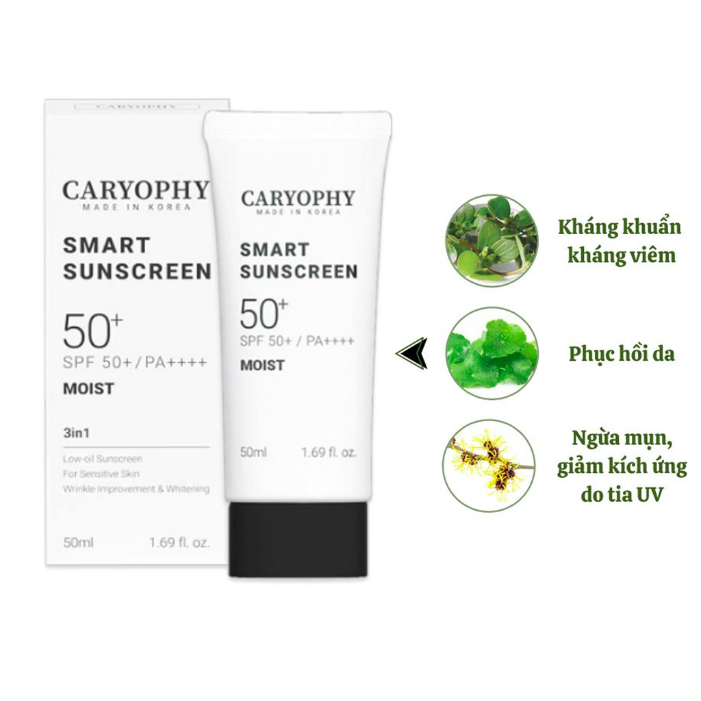 Caryophy - KCN Smart Moist Sunscreen SPF50+ PA++++ 50ml