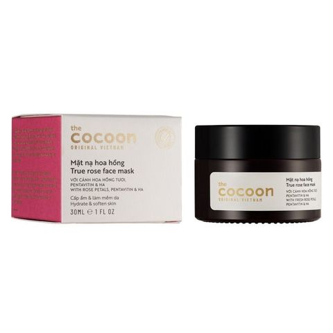 Mặt Nạ Dưỡng Ẩm, Làm Mềm Da Cocoon True Rose Face Mask 30ml