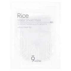 Mặt Nạ Chiết Xuất Gạo Cấp Ẩm và Làm Sáng Da 9wishes Rice Water Sheet Mask 25ml