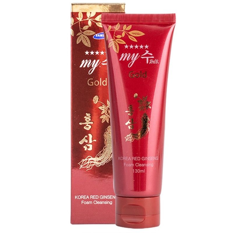 Sữa Rửa Mặt Hồng Sâm My Gold 130ml