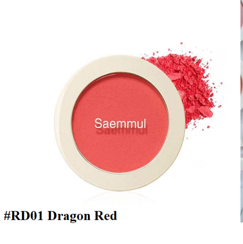 Má Hồng The Saem Saemmul Single Blusher 5g #RD01