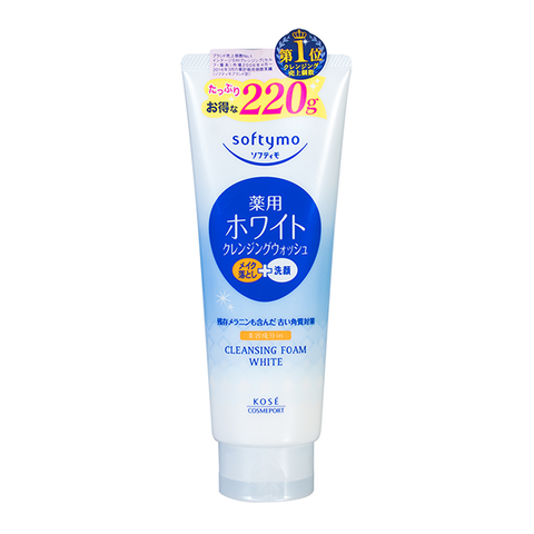 Sữa Rửa Mặt Kose Softymo White Face Wash 220g #WHITE