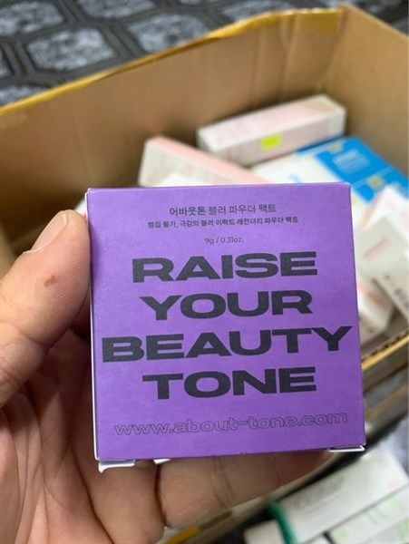 Phấn Phủ Dạng Nén About Tone Raise Your Beauty Tone #02 Light