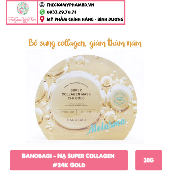 Banobagi - Nạ Super Collagen #24k Gold