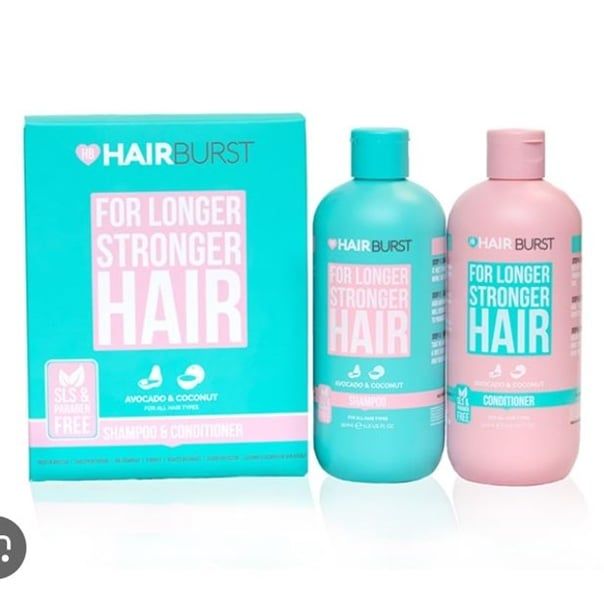 Bộ 2 Chai Dầu Gội Xả Hairburst For Longer Stronger 350ml