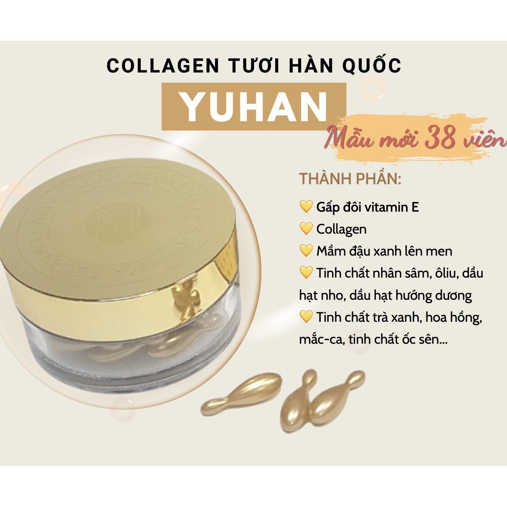 Tinh Chất Collagen Ammud Multi Vita Ampoule Collagen (38 viên)