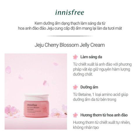 Kem Innisfree Cherry Blossom Jelly Cream 50ml