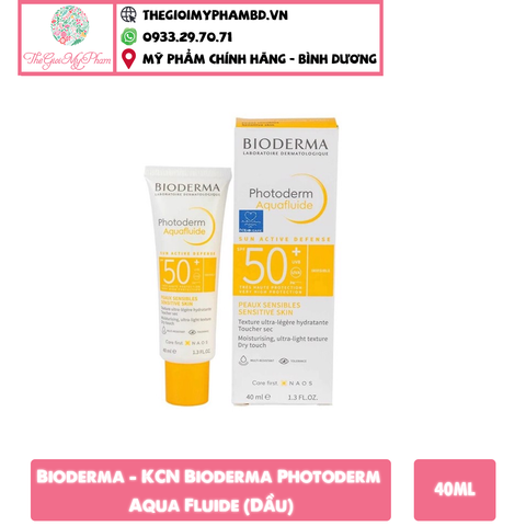 Bioderma - KCN Bioderma Photoderm Aqua Fluide 40ml (Dầu)