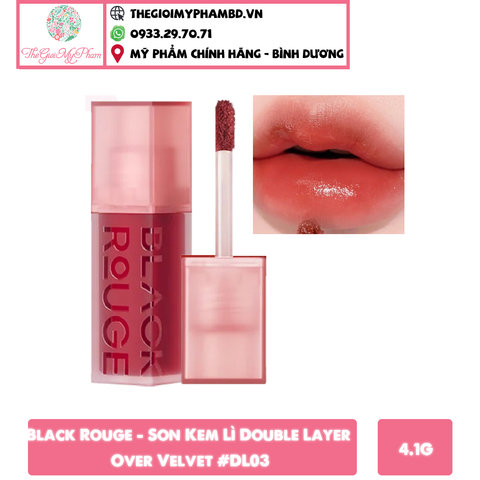 Black Rouge - Son Kem Lì Double Layer Over Velvet #DL03