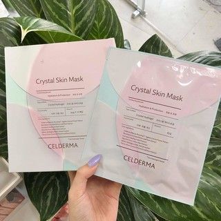 Nạ thạch Celderma Crystal Skin Mask (Hồng-Vỏ Bóng)