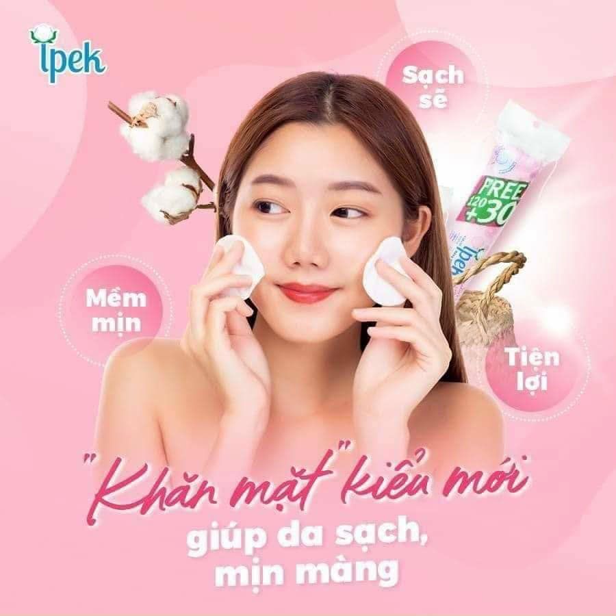 Bông tẩy trang Ipek 150pcs