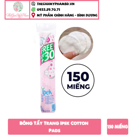 Bông tẩy trang Ipek 150pcs