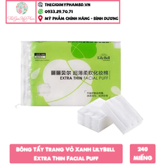 Bông Tẩy Trang Lily Bell 240 Miếng (Mẫu mới)