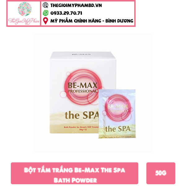 Bột tắm trắng Be-Max The Spa Bath Powder 50g