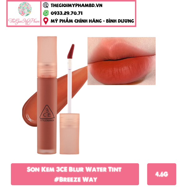 3CE - Son 3CE Blur Water Tint #Breeze Way