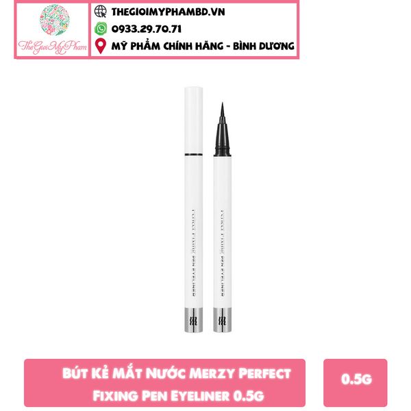 Bút Kẻ Mắt Nước Merzy Perfect Fixing Pen Eyeliner 0.5g #FP1 - Đen