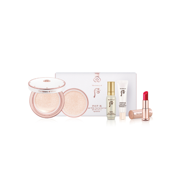 Set Whoo Radiant White Tone Up Sun Cushion Special Set (Kèm 1 Lõi + Sample) Ko Tđ