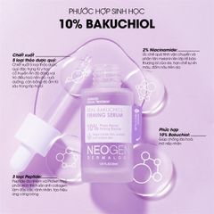 Serum Neogen Dermalogy Real Bakuchiol Ngừa Lão Hoá, Mờ Nếp Nhăn 30ml