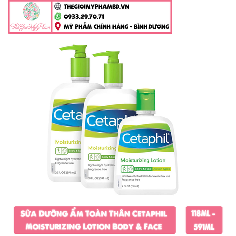 Cetaphil Moisturizing Lotion Body&Face 591ml