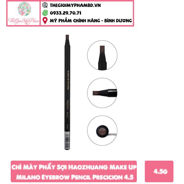 Chì Mày Phẩy Sợi Haozhuang Make Up Milano Eyebrow Pencil Precicion 4.5g #03