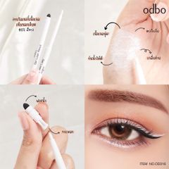 Chì Mí Gel Liner Odbo #Trắng