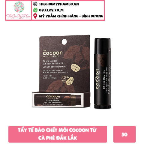 Tẩy Tế Bào Chết Môi Cocoon Dak Lak Coffee Lip Scrub 5g