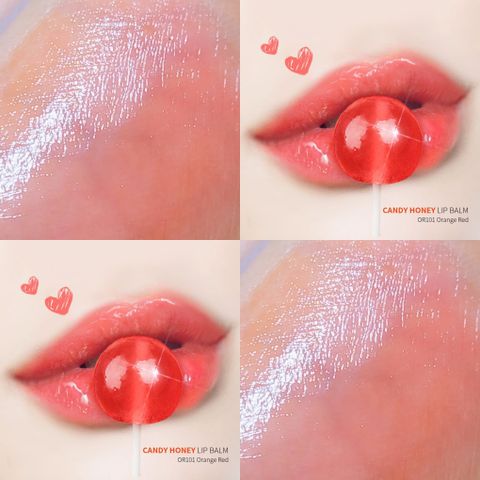 Son Dưỡng Có Màu YNM Candy Honey Lip Balm 3g #OR001 - Orange Red