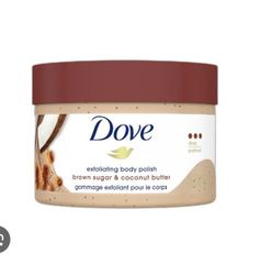 Kem Tẩy Da Chết Body DOVE 298g #Đường Đen&Dừa