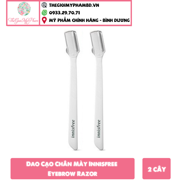 Dao Cạo Mày Innisfree Eyebrow Razors 2P