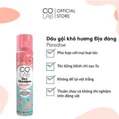 Dầu Gội Khô Colab Dry Shampoo 200ml #Paradise