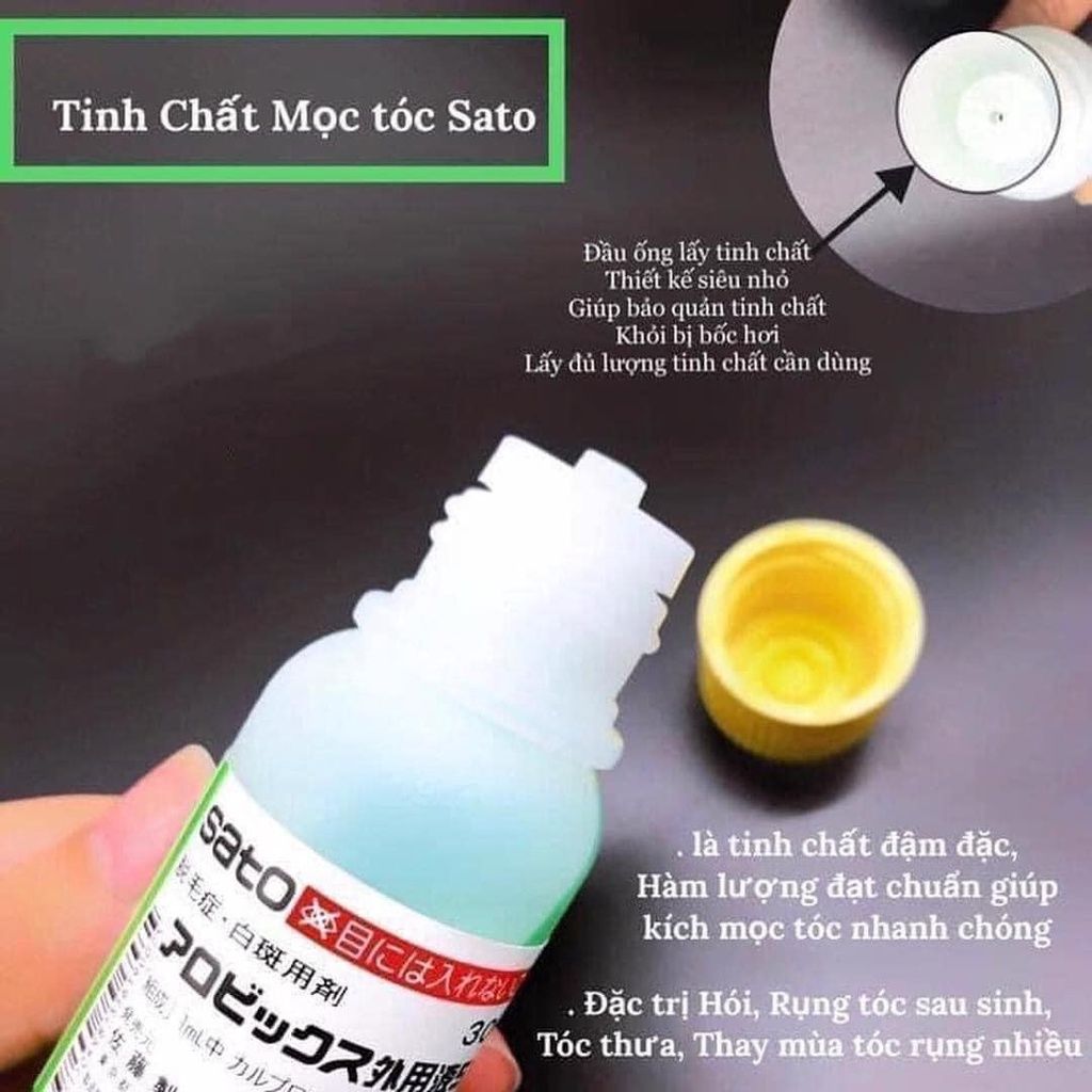 Tinh Chất Thảo Dược Kích Thích Mọc Tóc Sato 30ml