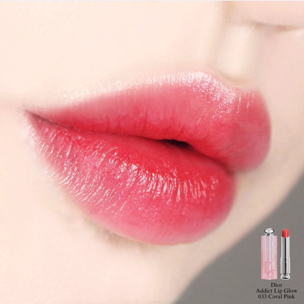 Dior - Son Dưỡng Addict Lip Glow #033 Coral (Mẫu Mới) - Ko Tđ