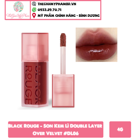 Black Rouge - Son Kem Lì Double Layer Over Velvet #DL06