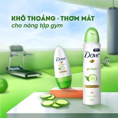 Xịt Khử Mùi Dove 48h #Go Fresh