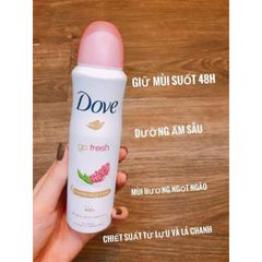 Xịt khử mùi Dove 48h #Lựu & Chanh